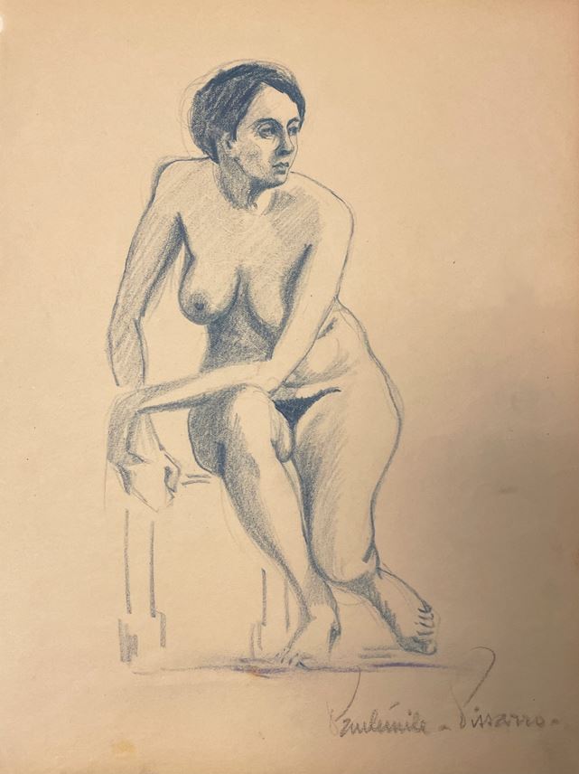 Paulémile Pissarro - Nue Assise | MasterArt